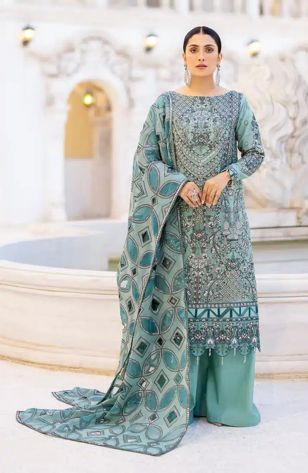 Emaan Adeel | Zimal Luxury Formals 23 | ZM 10 RANGREZA - Hoorain Designer Wear - Pakistani Ladies Branded Stitched Clothes in United Kingdom, United states, CA and Australia
