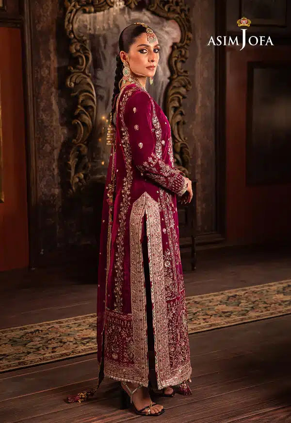 Asim Jofa | Makhmal Wedding Velvet 23 | AJMM-03 - Pakistani Clothes for women, in United Kingdom and United States