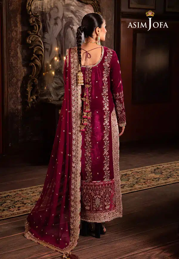 Asim Jofa | Makhmal Wedding Velvet 23 | AJMM-03 - Pakistani Clothes for women, in United Kingdom and United States