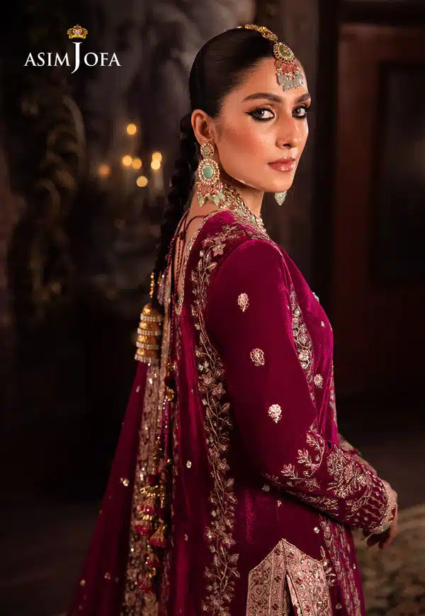 Asim Jofa | Makhmal Wedding Velvet 23 | AJMM-03 - Pakistani Clothes for women, in United Kingdom and United States