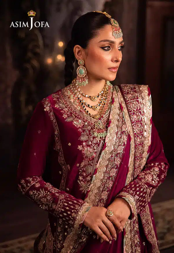 Asim Jofa | Makhmal Wedding Velvet 23 | AJMM-03 - Pakistani Clothes for women, in United Kingdom and United States