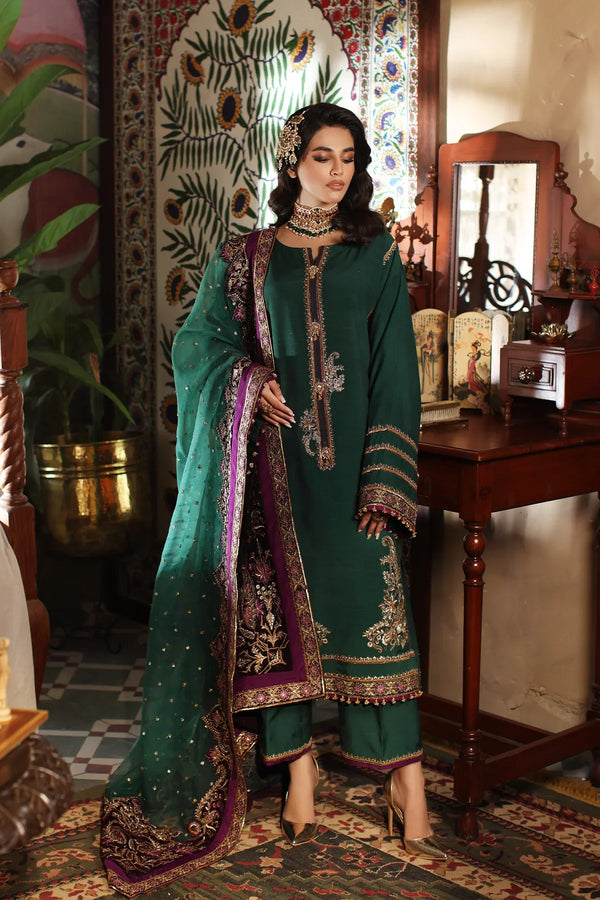 Mina Kashif | Meeral Formals 23 | MKF23-15 - Hoorain Designer Wear - Pakistani Ladies Branded Stitched Clothes in United Kingdom, United states, CA and Australia