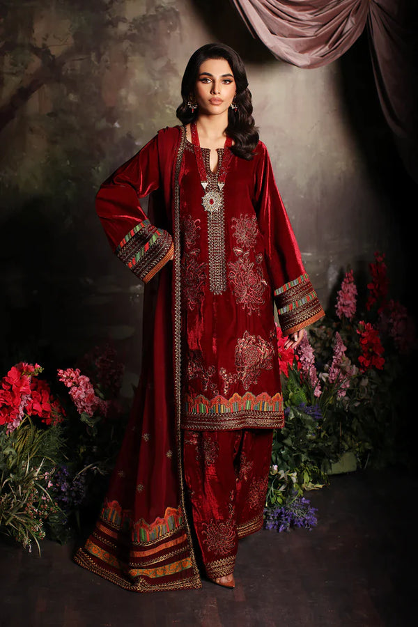 Charizma | Signora Velvet 23 | CVT3-03 - Hoorain Designer Wear - Pakistani Ladies Branded Stitched Clothes in United Kingdom, United states, CA and Australia