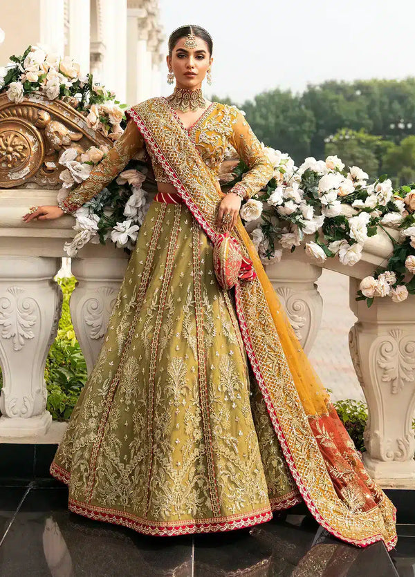 Gulaal | Wedding Collection 23 | DIYA (GL-WU-23V1-01) - Hoorain Designer Wear - Pakistani Ladies Branded Stitched Clothes in United Kingdom, United states, CA and Australia