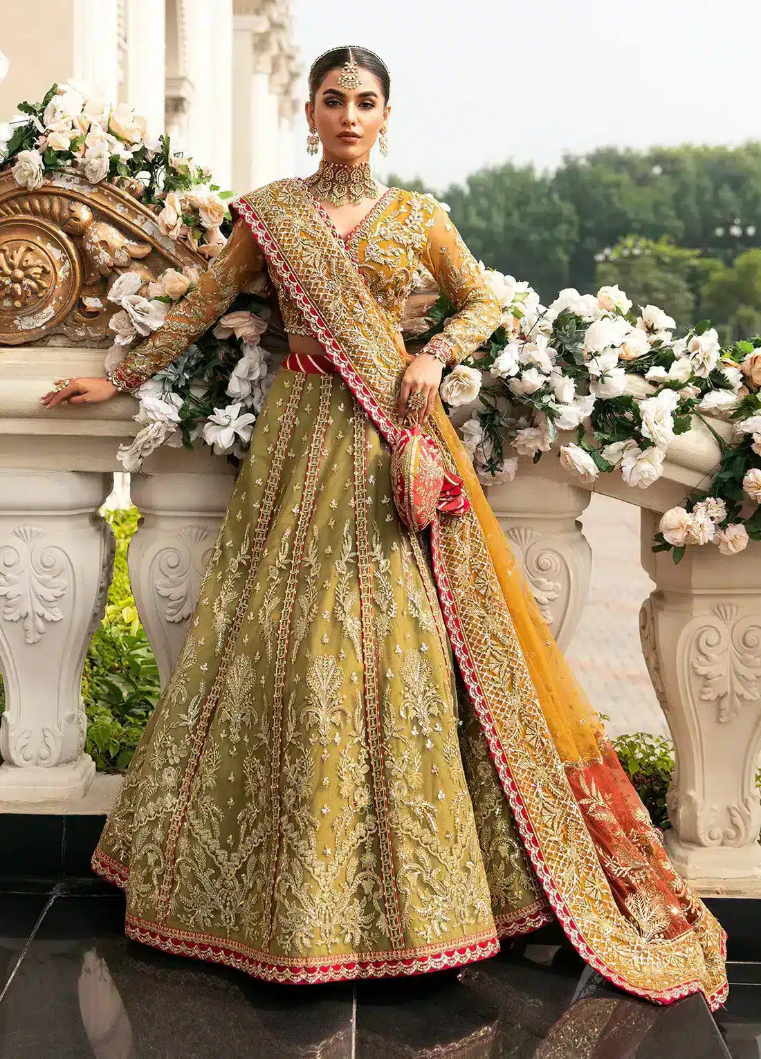 Gulaal | Wedding Collection 23 | DIYA (GL-WU-23V1-01) - Pakistani Clothes for women, in United Kingdom and United States