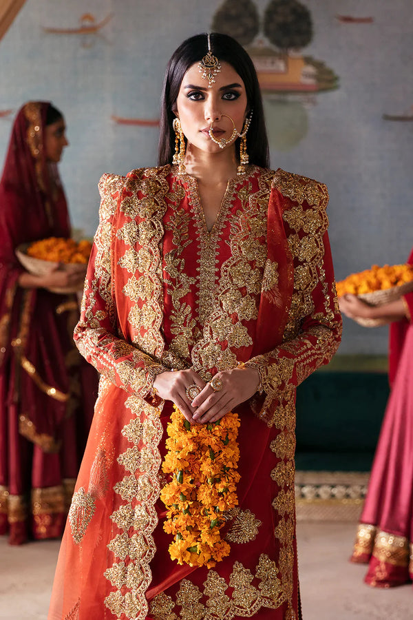 Saad Shaikh | Singhar Festive 23 | Rani - Hoorain Designer Wear - Pakistani Ladies Branded Stitched Clothes in United Kingdom, United states, CA and Australia