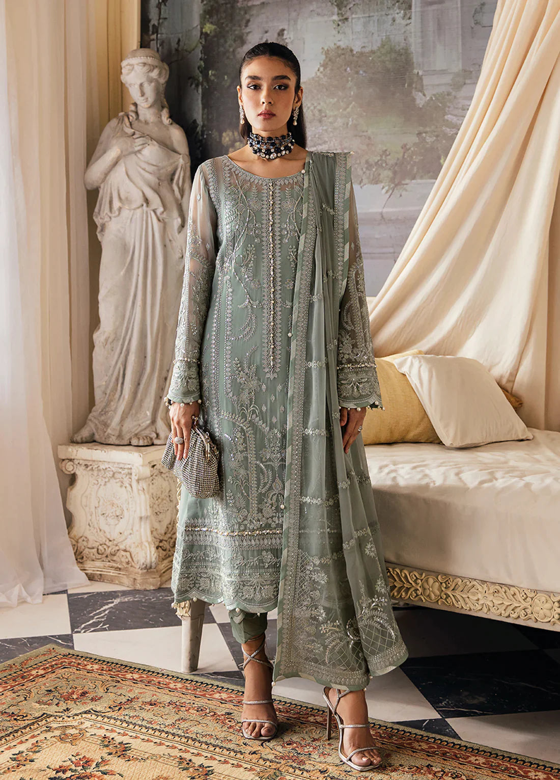 Gulaal | Embroidered Chiffon 23 | Amayah - Pakistani Clothes for women, in United Kingdom and United States