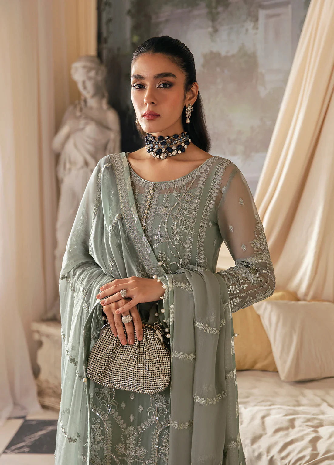 Gulaal | Embroidered Chiffon 23 | Amayah - Pakistani Clothes for women, in United Kingdom and United States