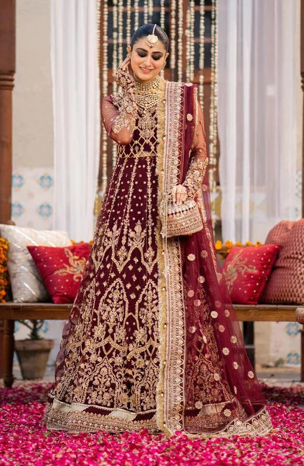 Eleshia | Zarin Wedding Formals 23 | Avyanna - Hoorain Designer Wear - Pakistani Ladies Branded Stitched Clothes in United Kingdom, United states, CA and Australia