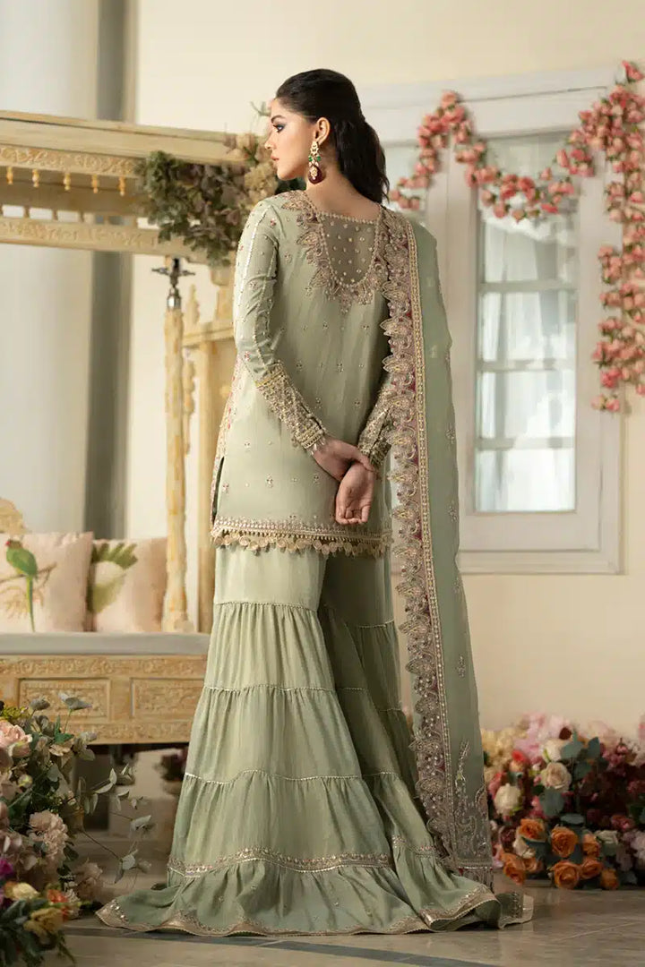 Qalamkar | Dilnaz Wedding Formals | DN-06 FARIZA - Hoorain Designer Wear - Pakistani Ladies Branded Stitched Clothes in United Kingdom, United states, CA and Australia