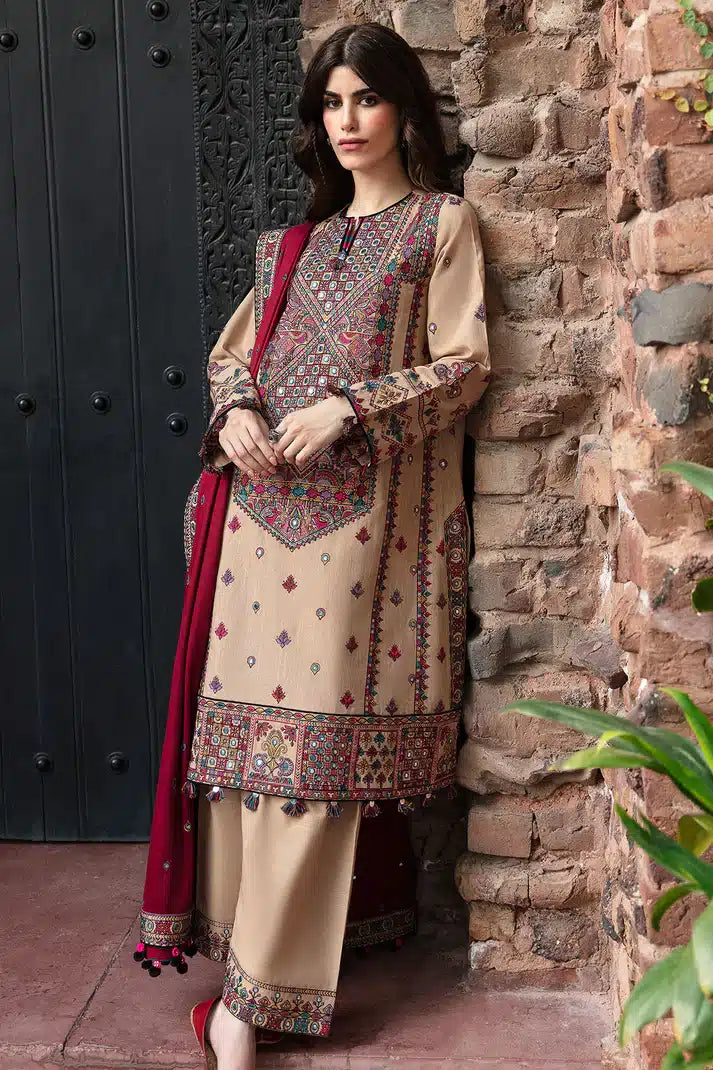 Jazmin | Dastaan Luxury Winter 23 | D10 - Hoorain Designer Wear - Pakistani Ladies Branded Stitched Clothes in United Kingdom, United states, CA and Australia