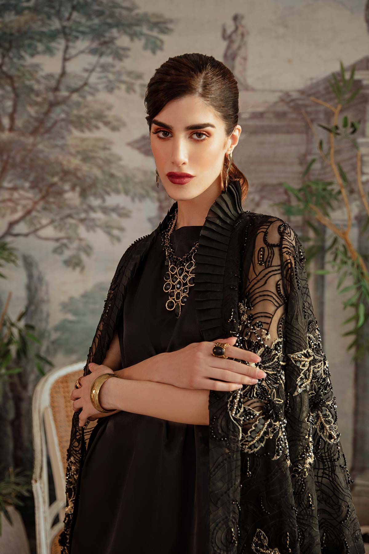 Mina Kashif | Ala Mode Luxury Formals 23 | Luna - Pakistani Clothes for women, in United Kingdom and United States