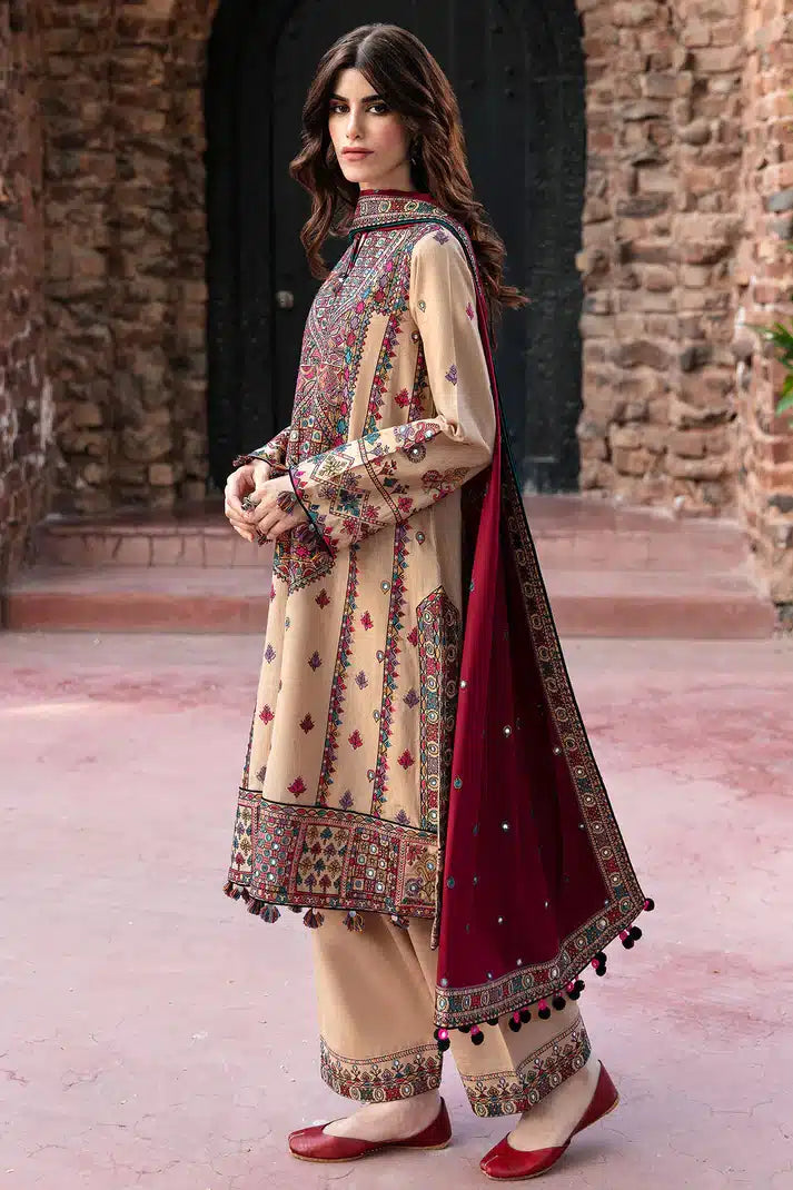 Jazmin | Dastaan Luxury Winter 23 | D10 - Hoorain Designer Wear - Pakistani Ladies Branded Stitched Clothes in United Kingdom, United states, CA and Australia