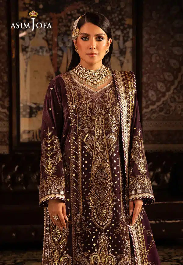 Asim Jofa | Makhmal Wedding Velvet 23 | AJMM-06 - Pakistani Clothes for women, in United Kingdom and United States