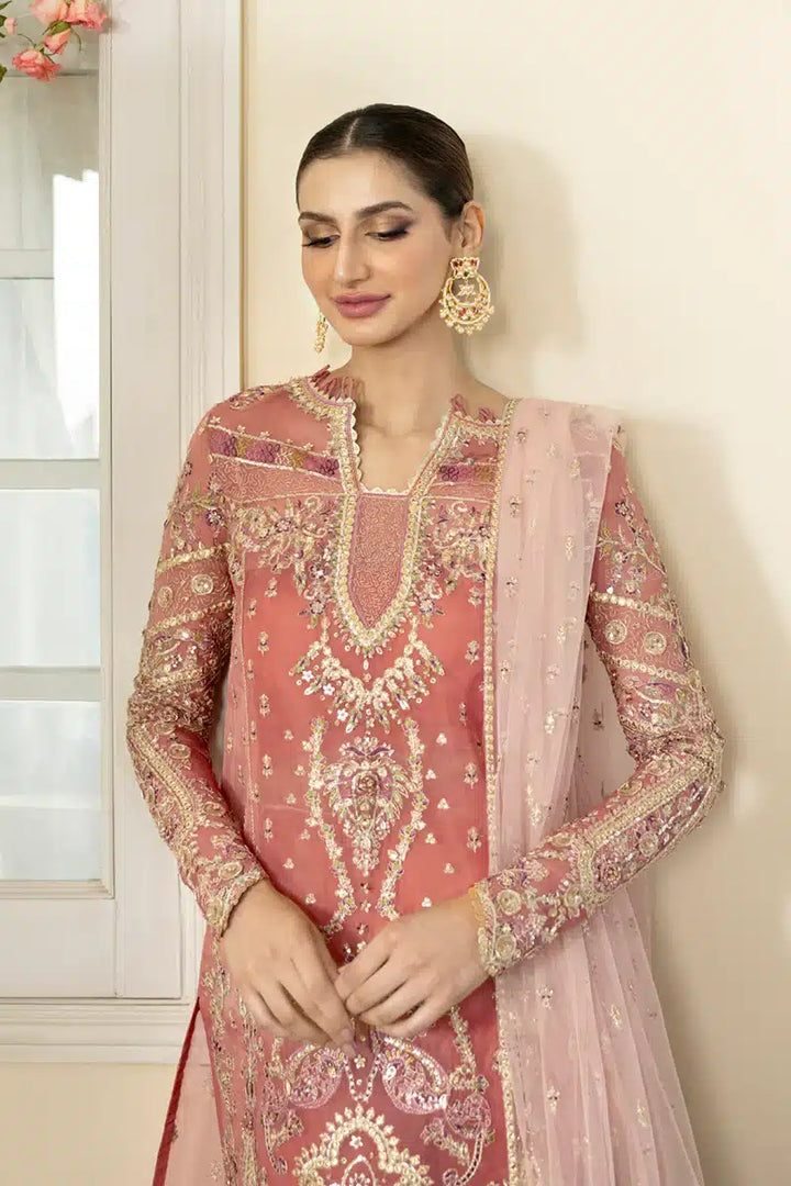 Qalamkar | Dilnaz Wedding Formals | DN-05 SAMARA - Hoorain Designer Wear - Pakistani Ladies Branded Stitched Clothes in United Kingdom, United states, CA and Australia