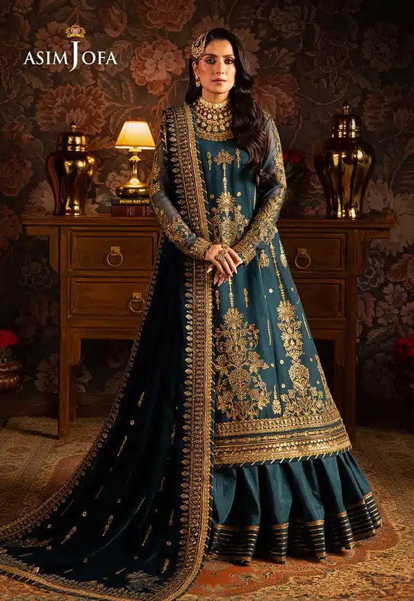 Asim Jofa | Makhmal Wedding Velvet 23 | AJMM-07 - Pakistani Clothes for women, in United Kingdom and United States