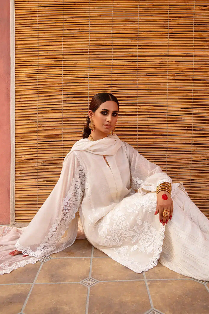 Nilofer Shahid | Nur e Subh Formals | Motiya - Hoorain Designer Wear - Pakistani Ladies Branded Stitched Clothes in United Kingdom, United states, CA and Australia