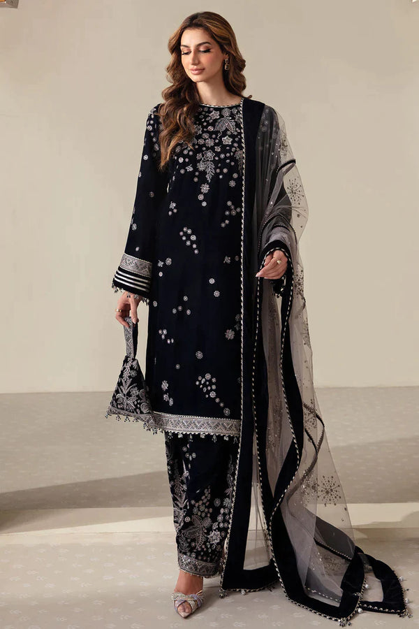 Jazmin | Velvet 23 | VF-2015 - Hoorain Designer Wear - Pakistani Ladies Branded Stitched Clothes in United Kingdom, United states, CA and Australia