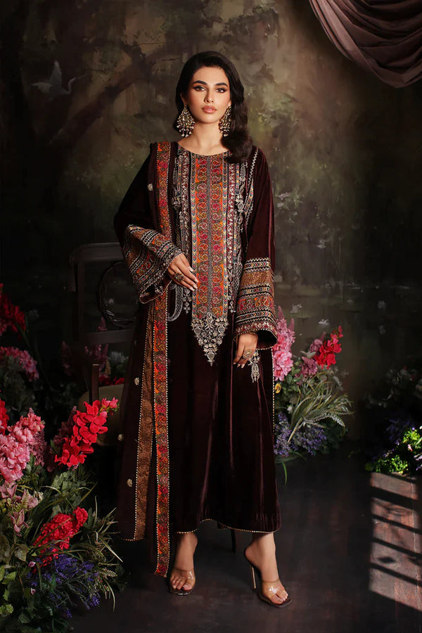 Charizma | Signora Velvet 23 | CVT3-06 - Hoorain Designer Wear - Pakistani Ladies Branded Stitched Clothes in United Kingdom, United states, CA and Australia