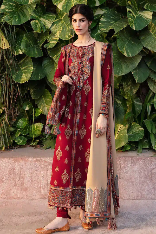 Jazmin | Dastaan Luxury Winter 23 | DW23-D1 - Hoorain Designer Wear - Pakistani Ladies Branded Stitched Clothes in United Kingdom, United states, CA and Australia