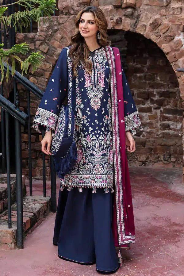Jazmin | Dastaan Luxury Winter 23 | D6 - Hoorain Designer Wear - Pakistani Ladies Branded Stitched Clothes in United Kingdom, United states, CA and Australia