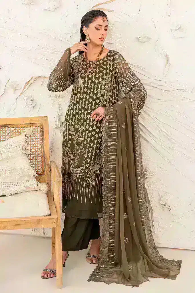 Charizma | Zarposh Formals 23 | CZP3-02 - Hoorain Designer Wear - Pakistani Ladies Branded Stitched Clothes in United Kingdom, United states, CA and Australia