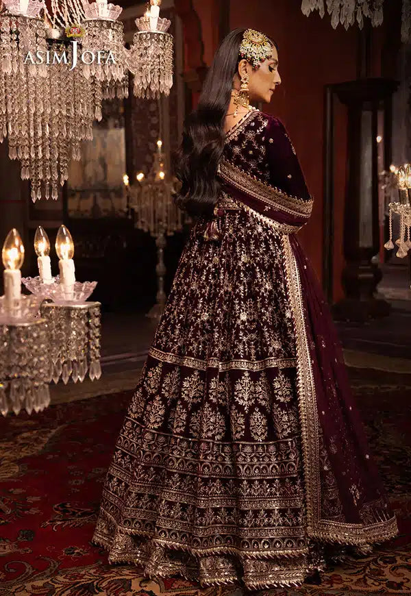 Asim Jofa | Makhmal Wedding Velvet 23 | AJMM-11 - Pakistani Clothes for women, in United Kingdom and United States