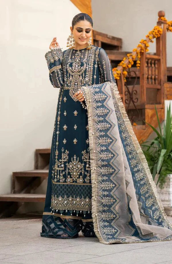 Eleshia | Zarin Wedding Formals 23 | Mayura - Hoorain Designer Wear - Pakistani Designer Clothes for women, in United Kingdom, United states, CA and Australia