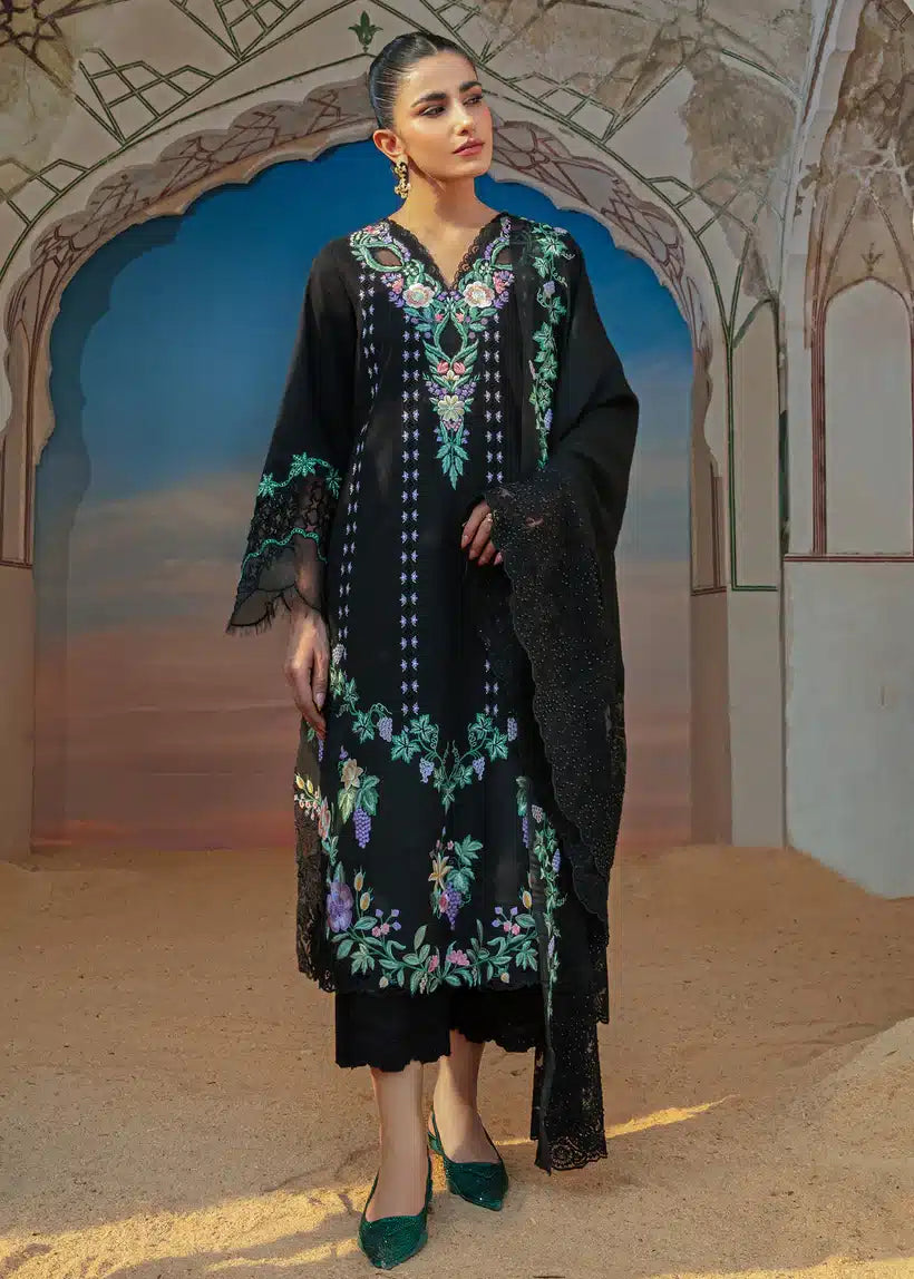 Crimson | Amal Winter 23 | Melody in Vines - CRWP 1B - Pakistani Clothes for women, in United Kingdom and United States