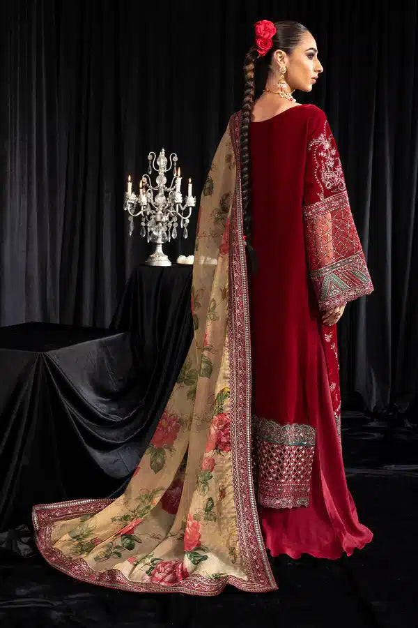 Nureh | Maya Velvet 23 | Elisa - Hoorain Designer Wear - Pakistani Ladies Branded Stitched Clothes in United Kingdom, United states, CA and Australia