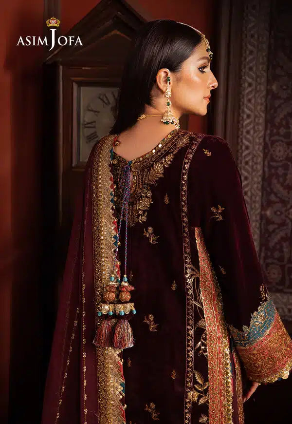 Asim Jofa | Makhmal Wedding Velvet 23 | AJMM-09 - Pakistani Clothes for women, in United Kingdom and United States