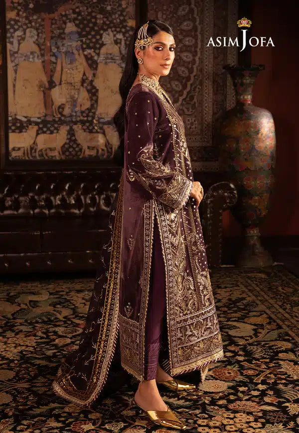 Asim Jofa | Makhmal Wedding Velvet 23 | AJMM-06 - Pakistani Clothes for women, in United Kingdom and United States