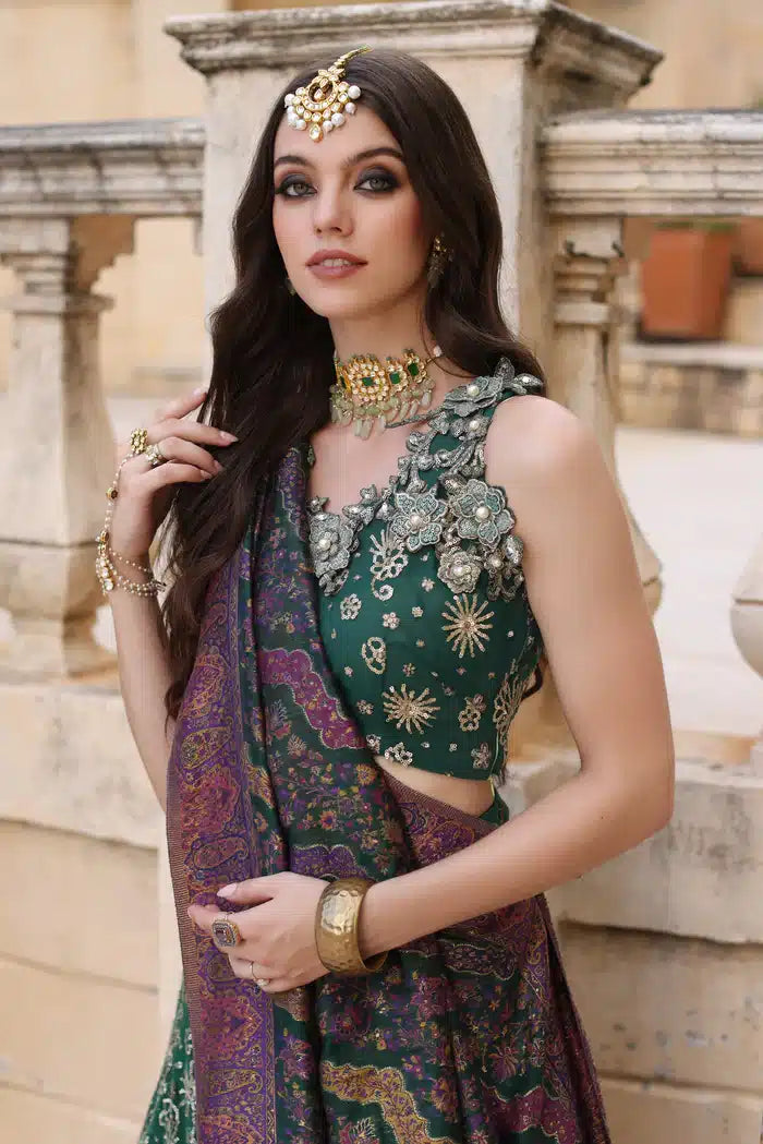Noor by Saadia Asad | Kaani Wedding Formals 23 | D1 - Hoorain Designer Wear - Pakistani Ladies Branded Stitched Clothes in United Kingdom, United states, CA and Australia