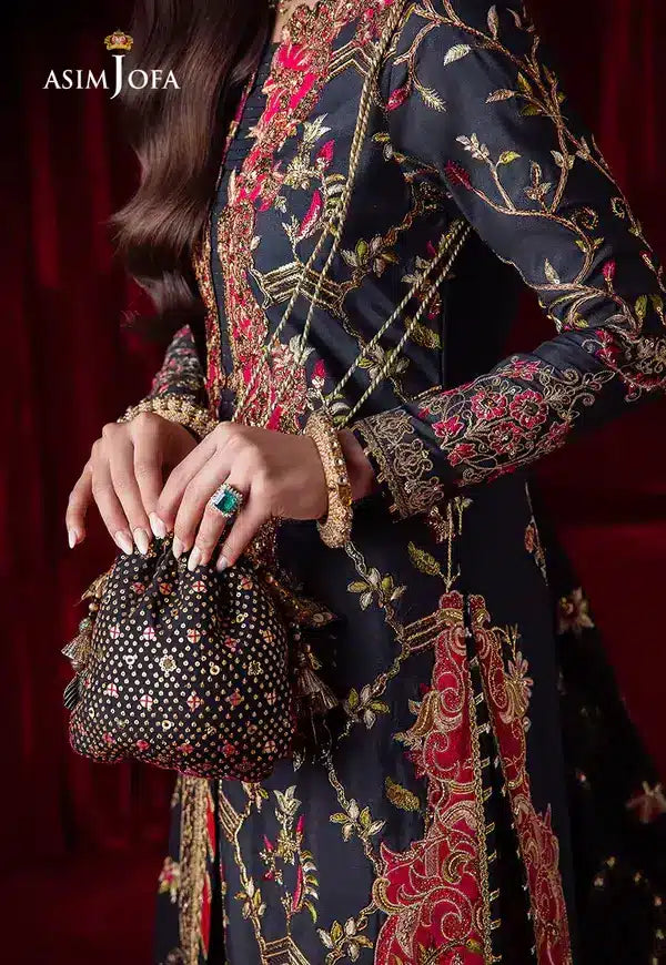 Asim Jofa | Bekhudi Luxury Chiffon  23 | AJBK-02 - Hoorain Designer Wear - Pakistani Ladies Branded Stitched Clothes in United Kingdom, United states, CA and Australia