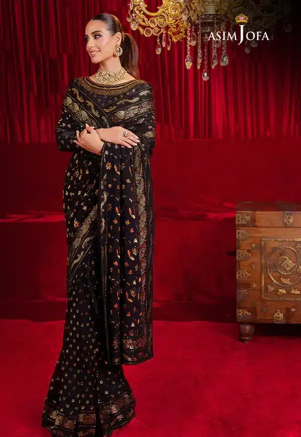 Asim Jofa | Bekhudi Luxury Chiffon  23 | AJBK-03 - Hoorain Designer Wear - Pakistani Ladies Branded Stitched Clothes in United Kingdom, United states, CA and Australia