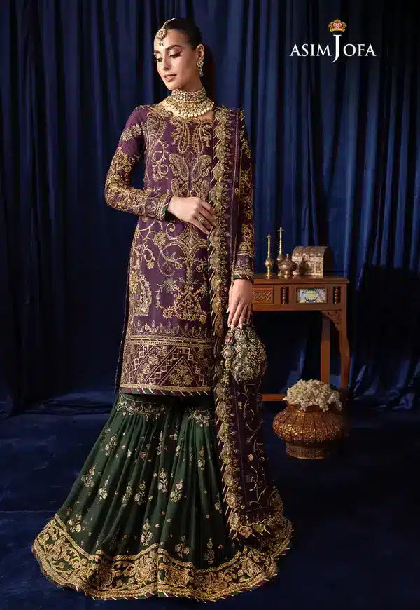 Asim Jofa | Bekhudi Luxury Chiffon  23 | AJBK-07 - Hoorain Designer Wear - Pakistani Ladies Branded Stitched Clothes in United Kingdom, United states, CA and Australia