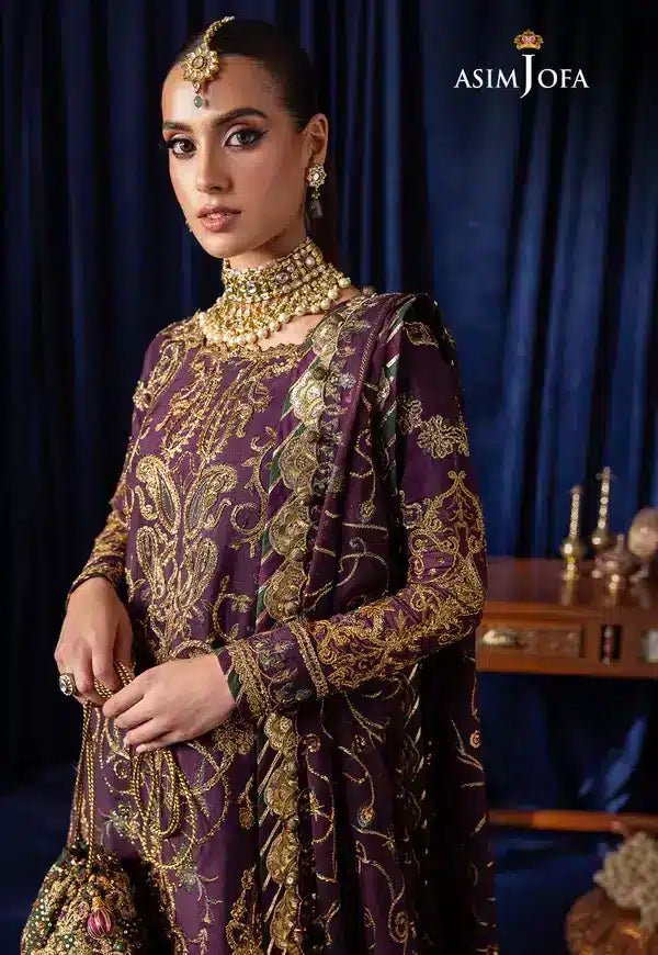 Asim Jofa | Bekhudi Luxury Chiffon  23 | AJBK-07 - Hoorain Designer Wear - Pakistani Ladies Branded Stitched Clothes in United Kingdom, United states, CA and Australia