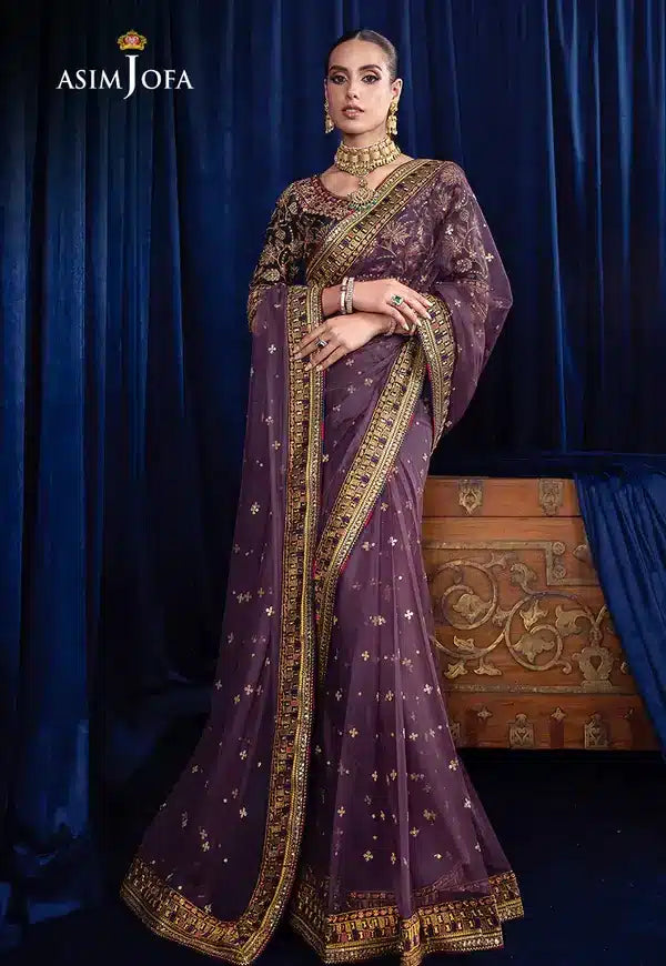 Asim Jofa | Bekhudi Luxury Chiffon  23 | AJBK-08 - Hoorain Designer Wear - Pakistani Ladies Branded Stitched Clothes in United Kingdom, United states, CA and Australia
