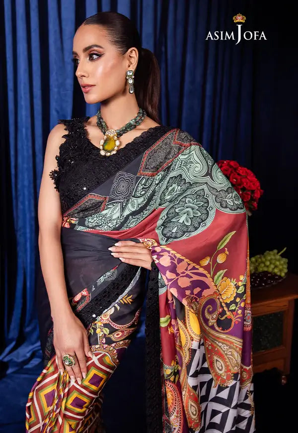 Asim Jofa | Bekhudi Luxury Chiffon  23 | AJBK-09 - Hoorain Designer Wear - Pakistani Ladies Branded Stitched Clothes in United Kingdom, United states, CA and Australia