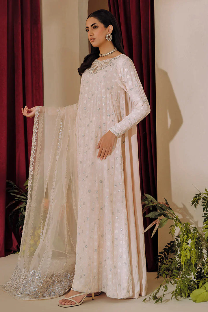 Cross Stitch | Wedding Festive 23 | PEACH GLORY - Hoorain Designer Wear - Pakistani Ladies Branded Stitched Clothes in United Kingdom, United states, CA and Australia