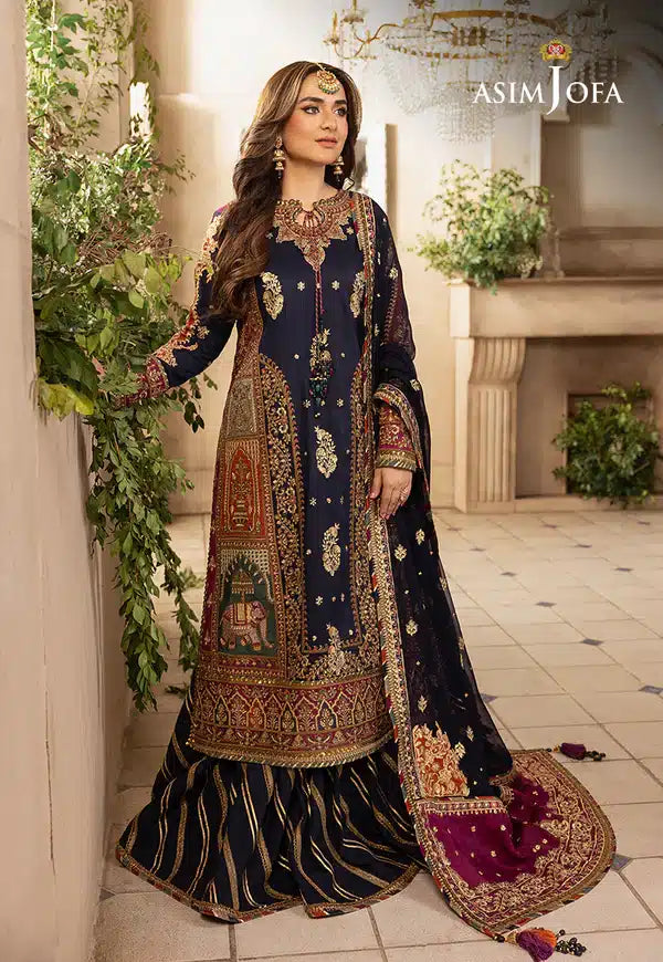 Asim Jofa | Khwab e Naubahar 23 | AJNB-08 - Hoorain Designer Wear - Pakistani Ladies Branded Stitched Clothes in United Kingdom, United states, CA and Australia