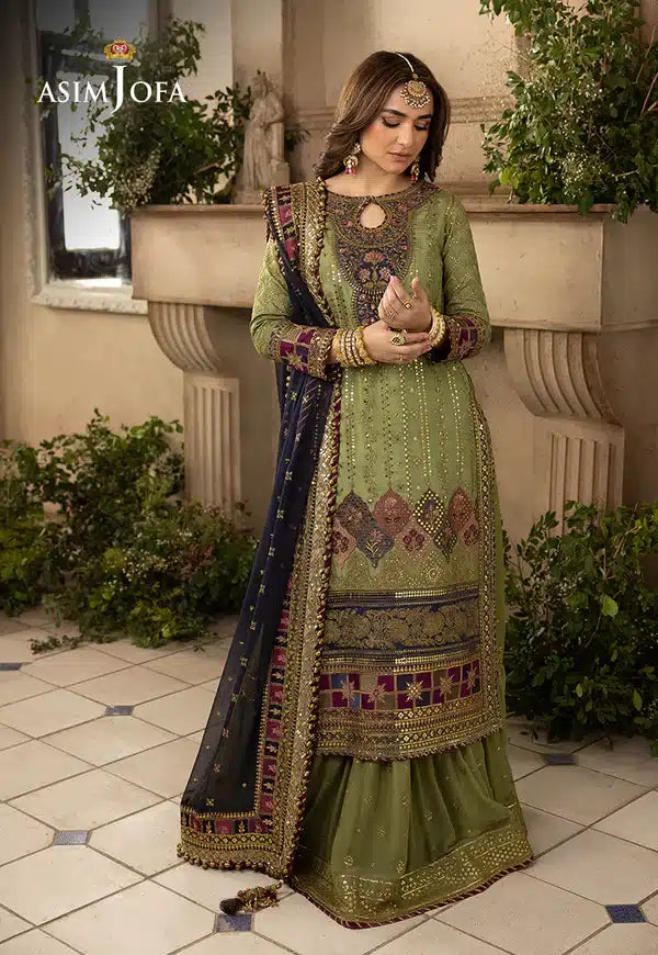 Asim Jofa | Khwab e Naubahar 23 | AJNB-12 - Hoorain Designer Wear - Pakistani Ladies Branded Stitched Clothes in United Kingdom, United states, CA and Australia