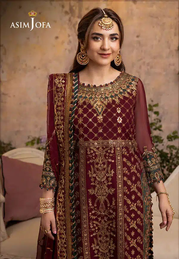 Asim Jofa | Khwab e Naubahar 23 | AJNB-09 - Hoorain Designer Wear - Pakistani Ladies Branded Stitched Clothes in United Kingdom, United states, CA and Australia