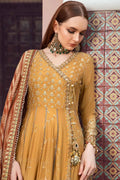 Maria B | Sateen Formals 23 | Mustard CST-702 - Pakistani Clothes for women, in United Kingdom and United States