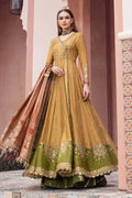 Maria B | Sateen Formals 23 | Mustard CST-702 - Pakistani Clothes for women, in United Kingdom and United States