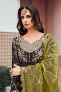 Maria B | Sateen Formals 23 | Black CST-703 - Pakistani Clothes for women, in United Kingdom and United States