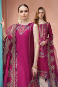 Maria B | Sateen Formals 23 | Magenta CST-704 - Pakistani Clothes for women, in United Kingdom and United States