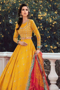 Maria B | Sateen Formals 23 | Yellow CST-705 - Pakistani Clothes for women, in United Kingdom and United States