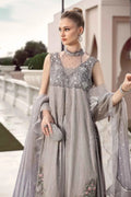 Maria B | Sateen Formals 23 | Grey CST-707 - Pakistani Clothes for women, in United Kingdom and United States