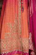 Maria B | Sateen Formals 23 | Fuchsia Pink CST-709 - Pakistani Clothes for women, in United Kingdom and United States